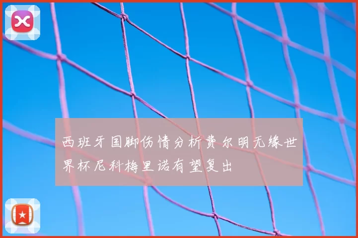 西班牙国脚伤情分析费尔明无缘世界杯尼科梅里诺有望复出