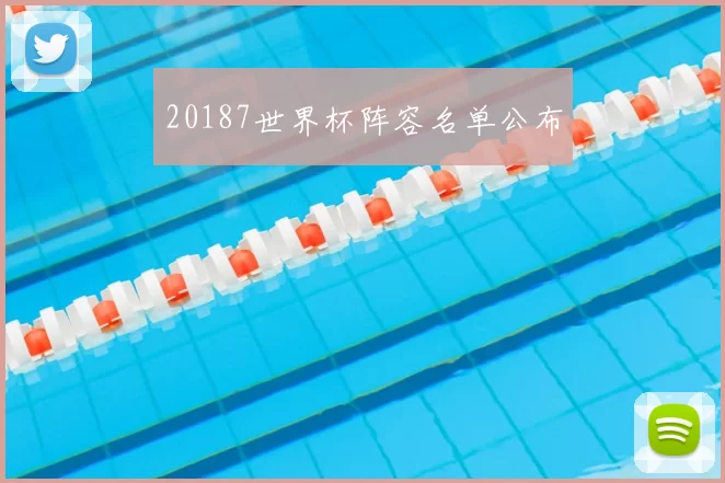 20187世界杯阵容名单公布